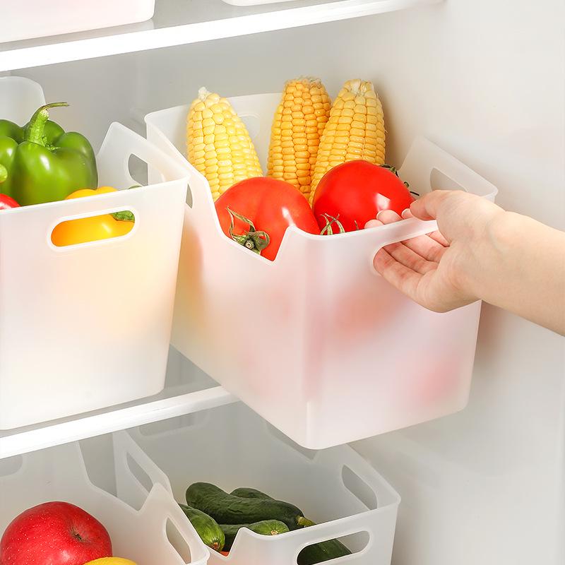 Large Handheld Refrigerator Storage Basket for Fruits and Vegetables