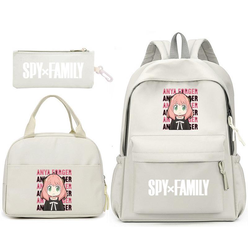 School Season Spy Playhouse Printed Backpack Pencil Bag Shoulder Bag Leisure Primary And Secondary School Students Schoolbag