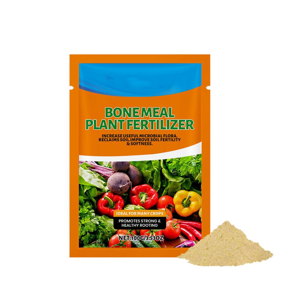 Bone Meal Plant Fertilizer Natural Source for Soil Enhancement Suitable for Various Crops and Garden Use 100g 353oz Bag