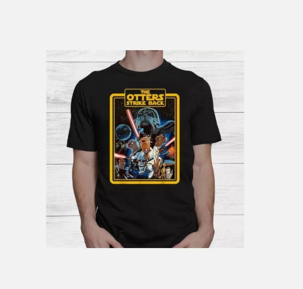 Выдра Мстит Все Размеры S-5XL Хлопковая Футболка Унисекс Футболка S