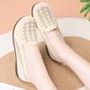 Fashion Soft Bottom Women's Shoes Mesh Breathable Hollow Out Flats Slip-on Soft Summer Outdoor Flat Shoes
