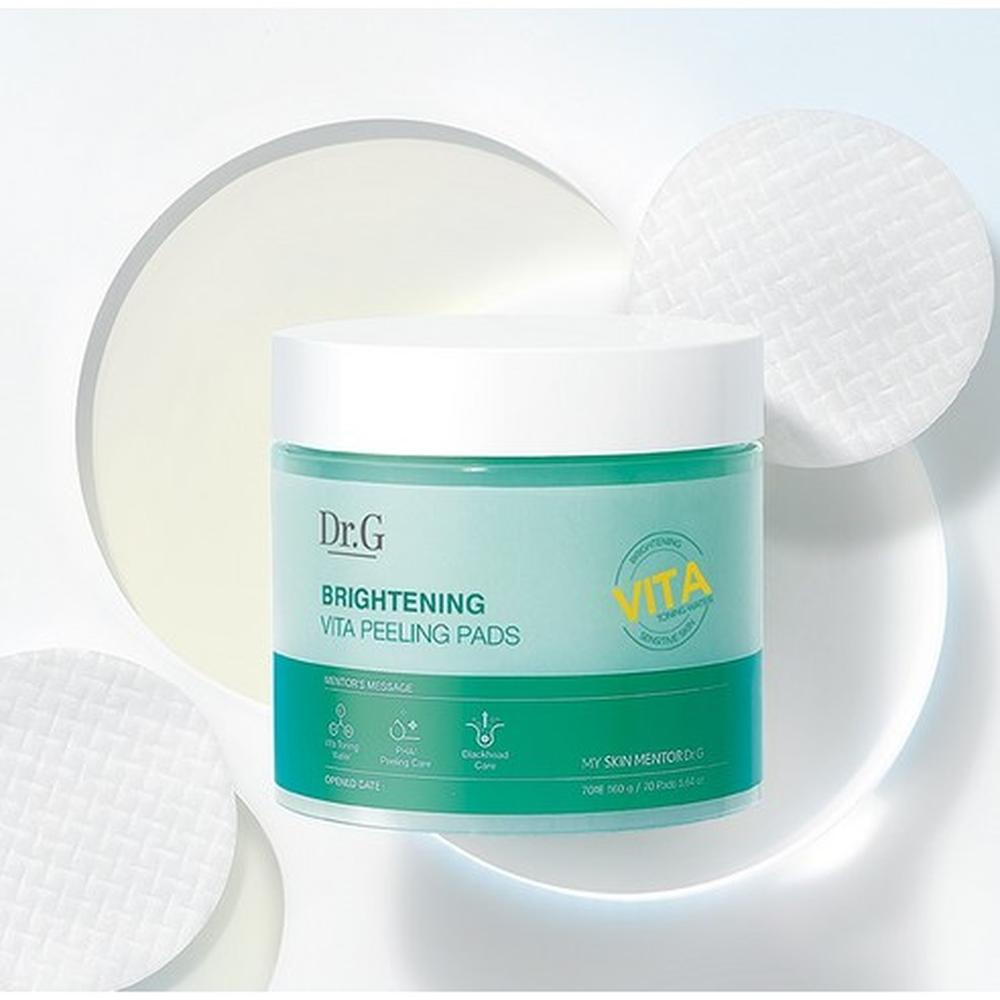 Dr.G Brightening Vita Peeling Pad 160g 70pcs - Brightening Exfoliation Care, Korean