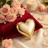Romantic Glossy Love Brooches for Women Unisex Heart Pins Friend Event Party New Gifts Jewelry Decoration Accessories