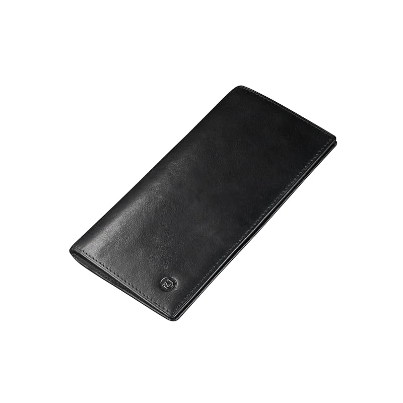 

[Modiko] wallet men s made in Japan small long wallet Thin short wallet genuine leather 17.5 cm Wallet without coin purse Soft himeji leather Vertical