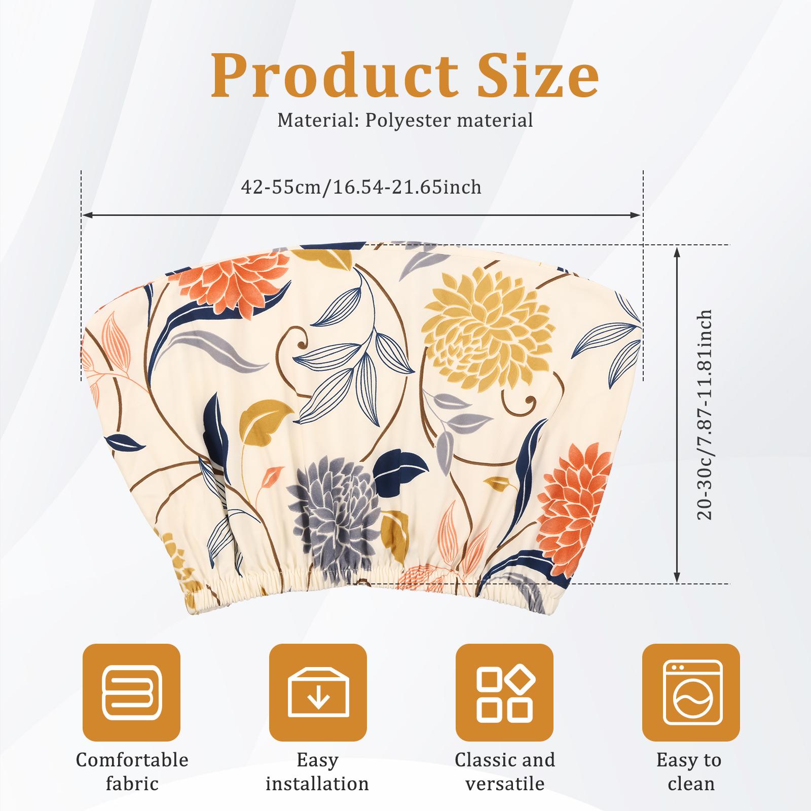 

4Pcs Chair Back Cover Polyester Stretch Chair Back Protective Cover Office Armchair Backrest Cover Home Decoration Accessories