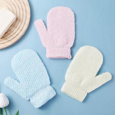 1PCS Exfoliating Body Massage Sponge Bath Gloves Skin Bath Shower Wash Cloth Shower Scrubber Exfoliating Bath Gloves for Shower