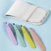 Stainless Eyebrow Tweezers Set Colorful Fine Hairs Puller Slanted Eye Brow Clips  Makeup Tool