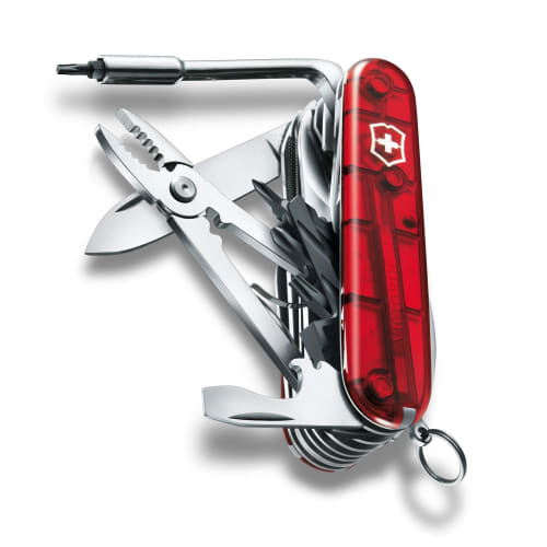 VICTORINOX CyberTool L Swiss Army Knife, Multi-Function Knife, DIY Precision Screwdriver Set, PC Disassembly Tool Set, Swiss-Made Multi-Tool with 39 F