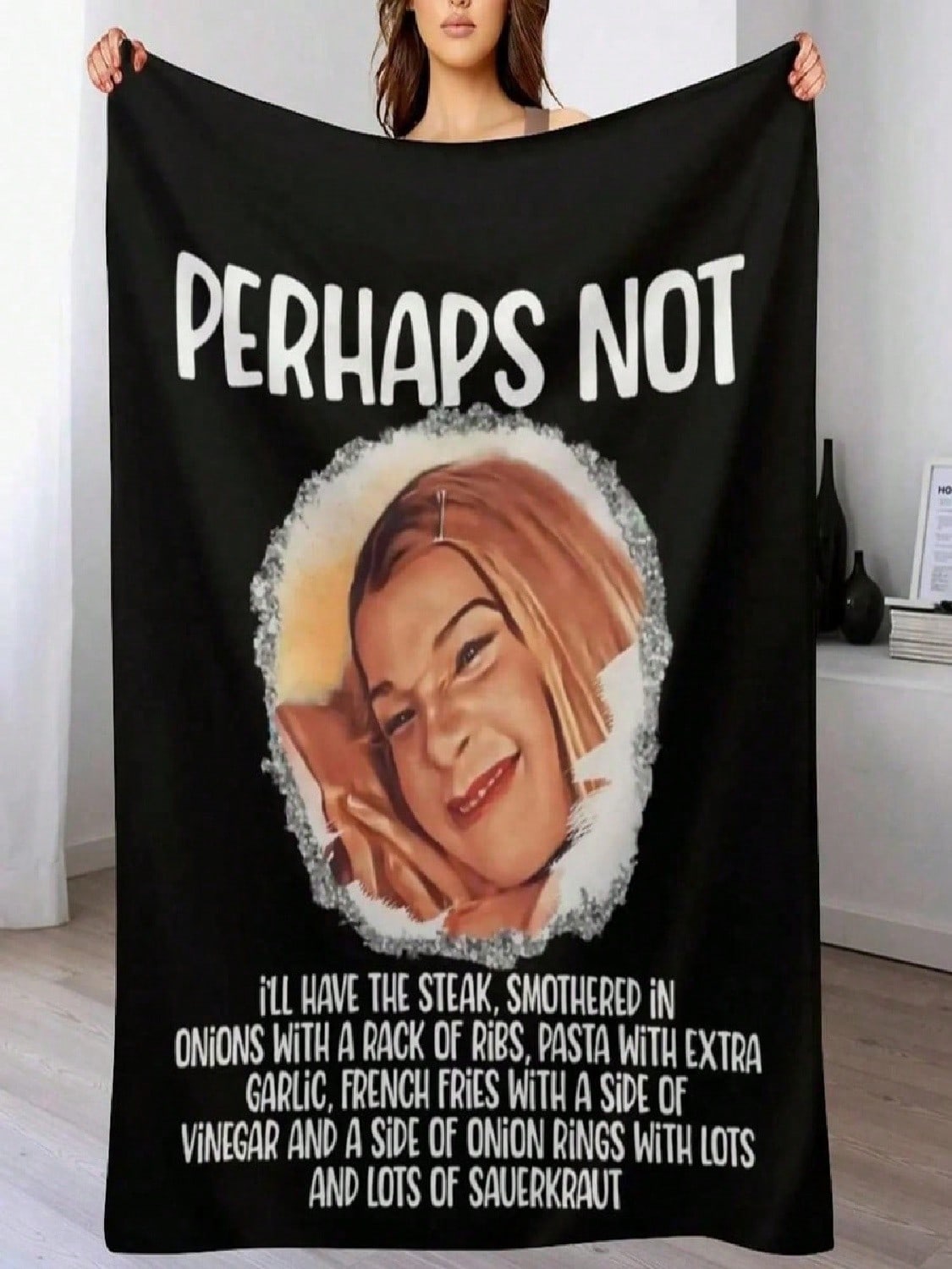 Funny White Chicks Movie Quote Throw Blanket Christmas Decoration Beautifuls Thermal Fashion Sofas Blankets 75X95CM