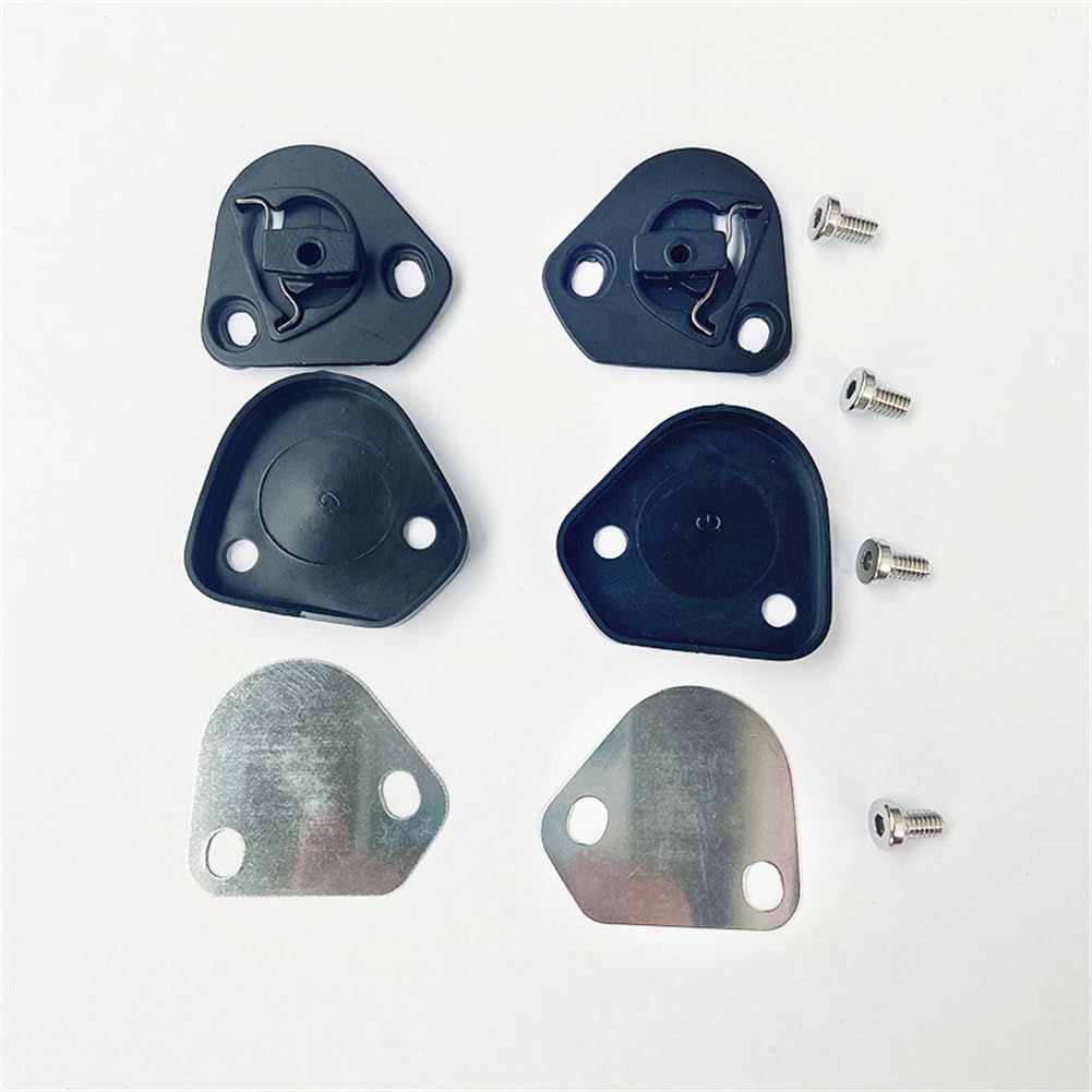 Piastra Base GPR per Casco Accessori per AGV Pista GPRR, Kit Perni Corsa R Base di Ricambio per Visiera