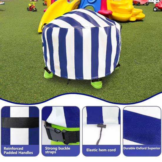 Water Table Cover Drawstring Design Waterproof UV Resistant Simple Installation Outdoor
