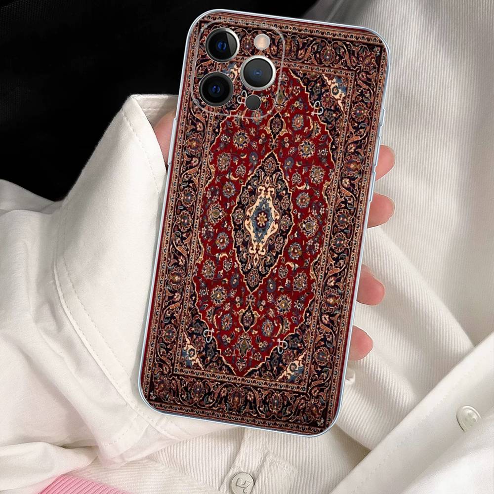 

Retro Persian Printed Phone Case For IPhone 17 16 11 12 13 14 15 Pro Max Plus Cover Clear Case iPhone 17 Pro