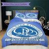 Queens Park Rangers fc Pattern Bedding uilt Set uilt Cover Pillowcase Home Decoration Birthday Gift (1 * duvet cover + 2 * pillowcase without core)