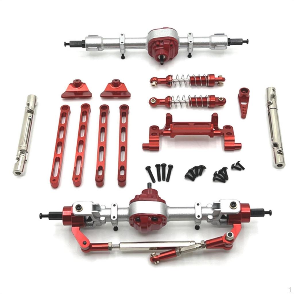 1:12 Rc Axle Kit Upgrade Scale Chassis Component Black