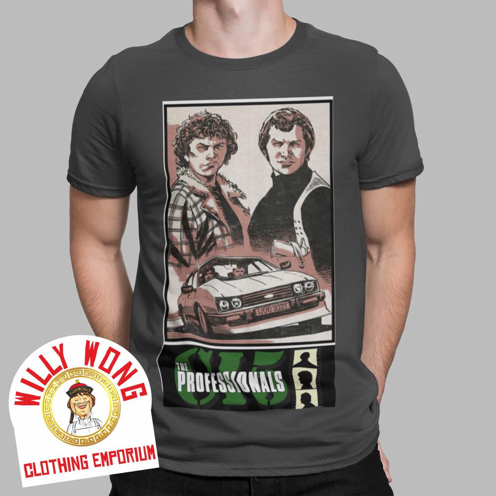 THE PROFESSIONALS T-SHIRT RETRO TV TRIBUTE 70S 80S CULT CLASSIC TEE FILM 2 Unisex T-Shirt XXL