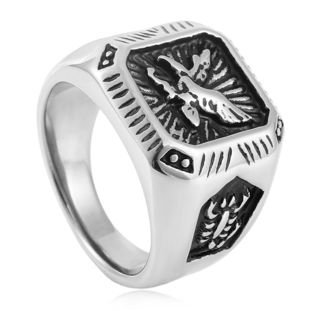 Eagle Ring, Gold European and American Trendy Men's Ring 2026