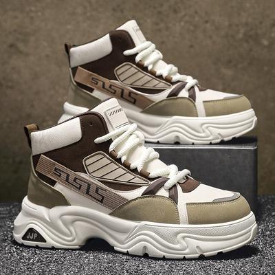 Chaussures d'automne et d'hiver pour hommes nouvelles chaussures de sport de mode chaussures décontractées tendance pour étudiants de Hong Kong
