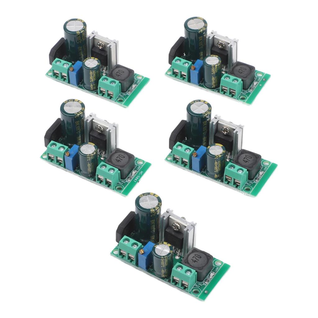Step-Down Power Supply Module AC5V-30V DC5V-50V Input Adjustable Output 3.3V-33V 2.2A Continuous Current For Automation Projects