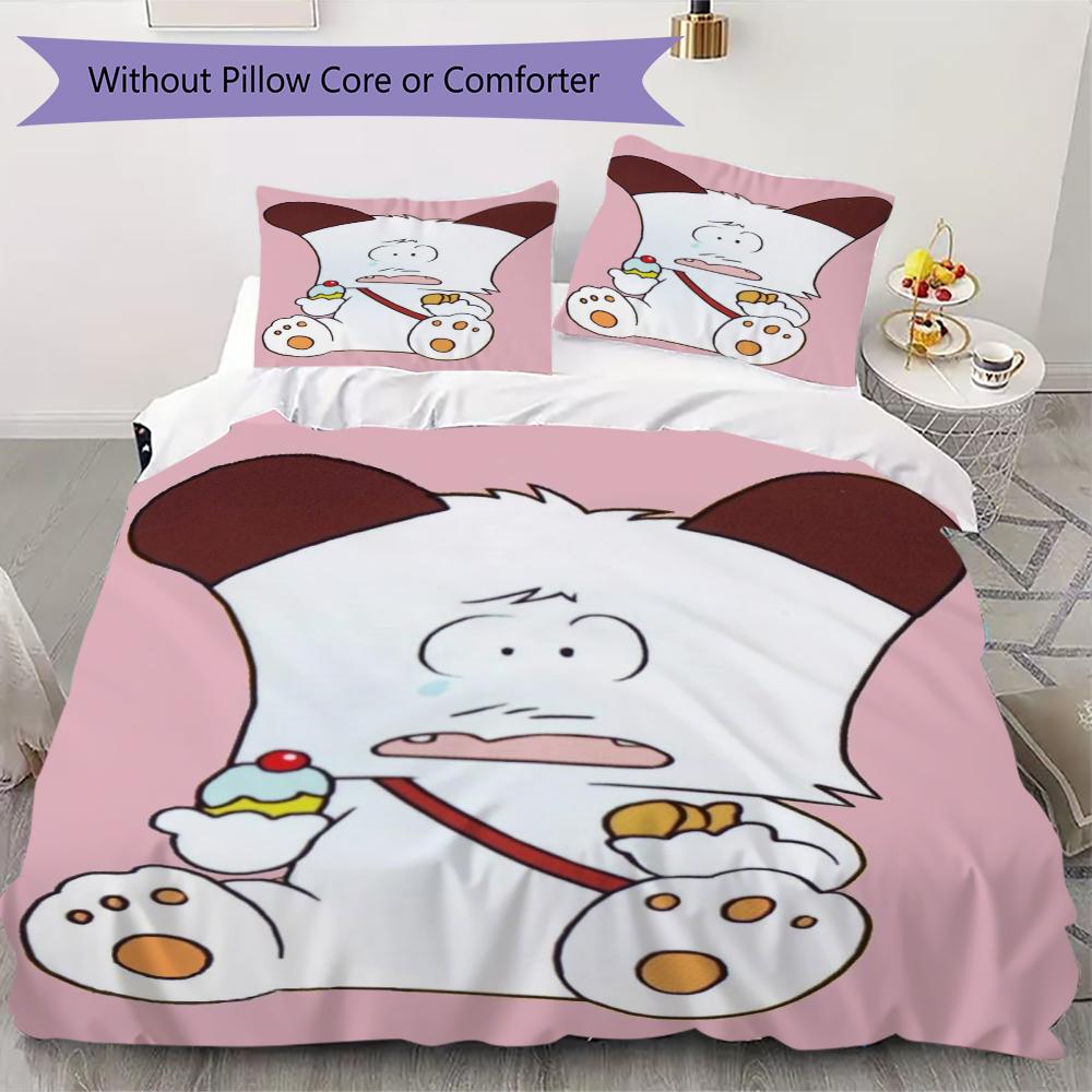 Hallo Spank Muster Bettwäsche Steppdecke Steppdecke Bezug Kissenbezug Heimdekoration Geburtstagsgeschenk (1 * Bettbezug + 2 * Kissenbezug ohne Füllung)35