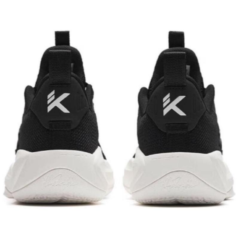Anta Light Cavalry 9 Cushioning Slip Resistant Abrasion Resistant Low Top Basketball Shoes Men's Black White Sneakers 112421610-2