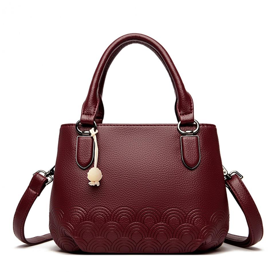 High-Quality Soft Leather Shoulder Crossbody Bag For Women Luxury Handbag Women Bag Designer Casual Tote Handbag
