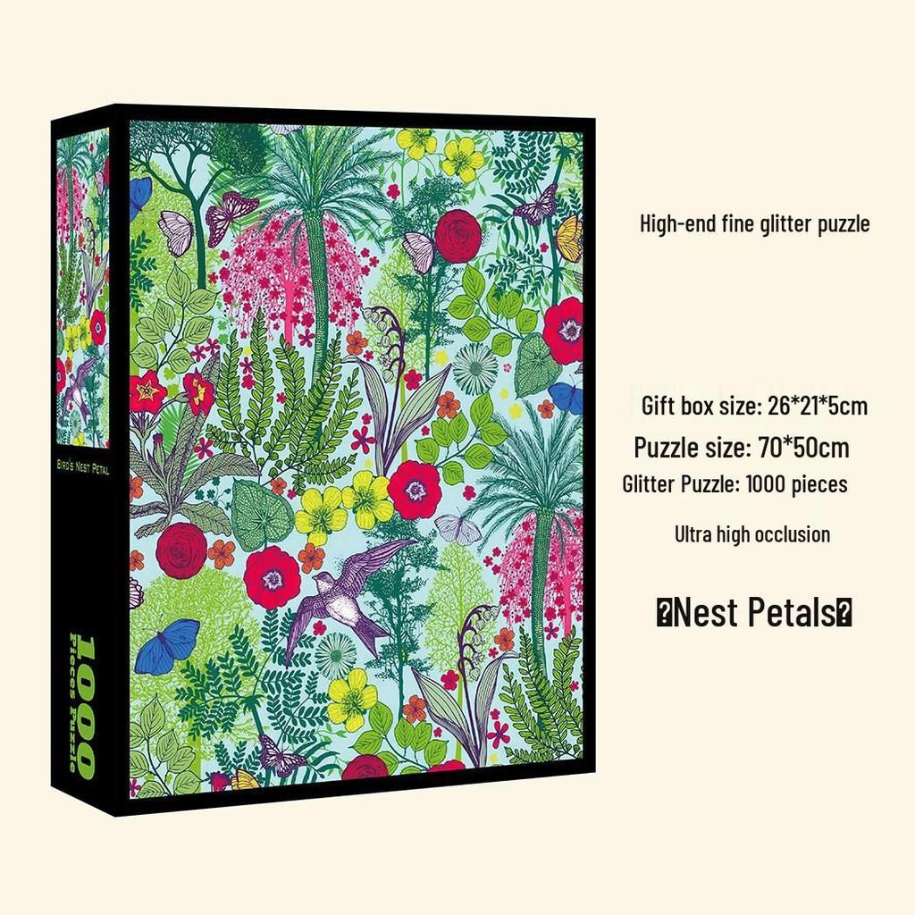 In Stock 1000-Piece High-Quality Challenging Jigsaw Puzzle for Adults - Customizable