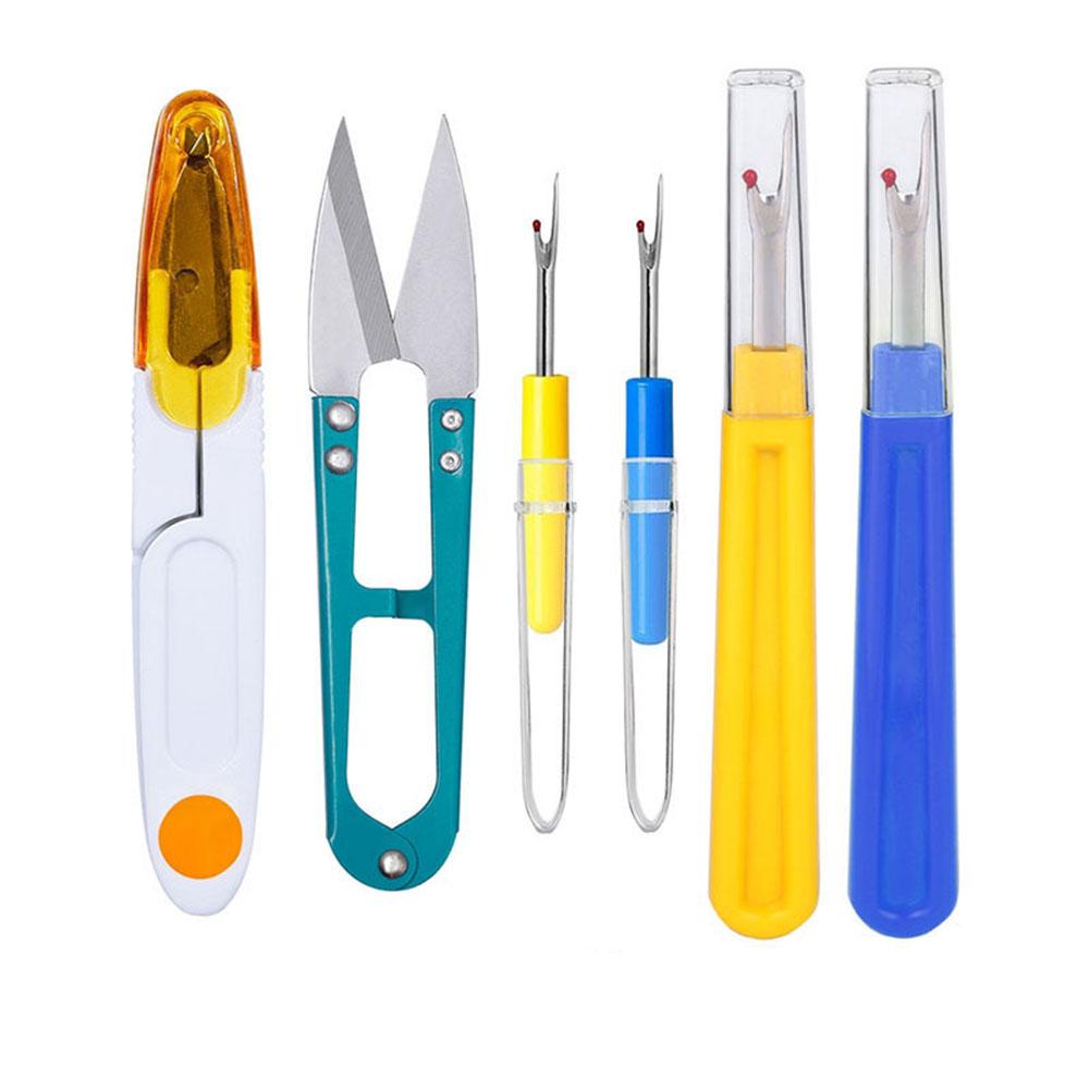 Sewing Seam Opener Set Sewing Thread Ripper Thread Cutter  For Sewing Crafting Needlework Embroidery Tool Random Color