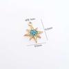 Surgical Gold Ion-Plated Star Pendant Accessory Supplies