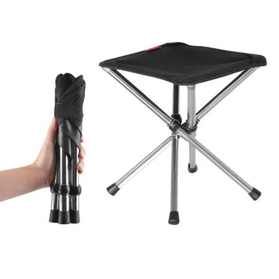 TRIWONDER Folding Chair, Outdoor Chair, Compact, Leisure Chair, Ultralight, Camping, Fishing, Hiking, BBQ, with Storage Bag (Black - L)