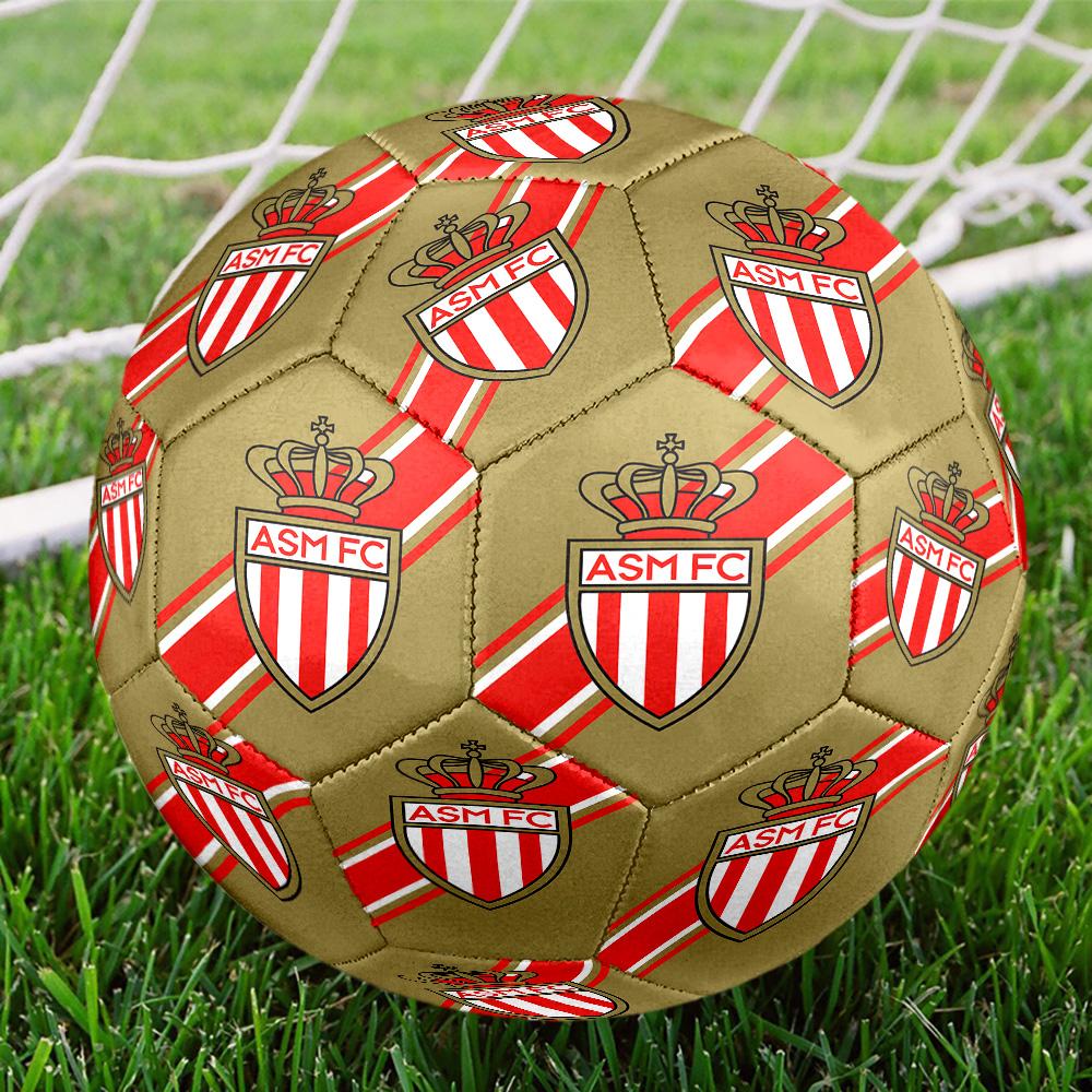 Monaco Football club Printed Size 5 Soccer Balls, High-Quality, Anti-Slip, Protective Football, A Unique Gift , Birthdays, Christmas Gifts