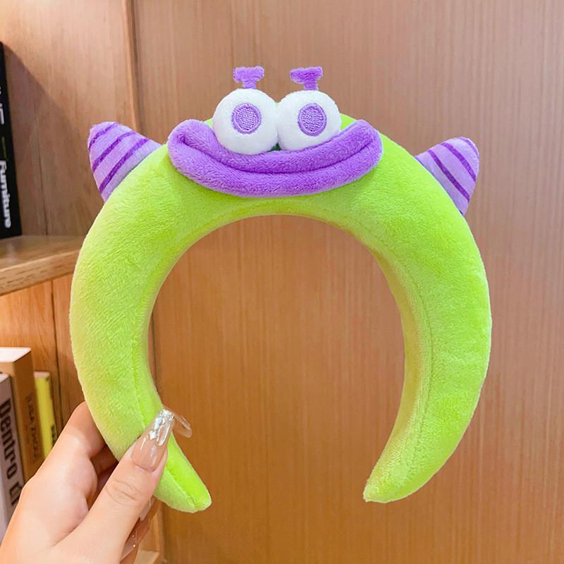 

Trendy Cartoon Character Hairband Women s Headwear Korean Style зелений