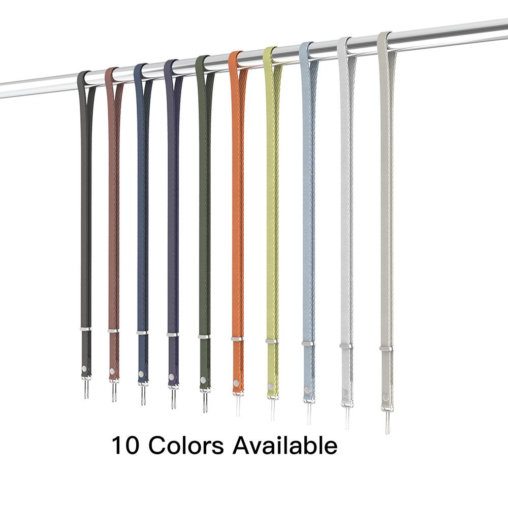 Crossbody Strap For iPhone 17 Pro Max Air Recycled PET Yarn Embedded Flexible Magnets Sliding Machanisms Smooth Woven Straps