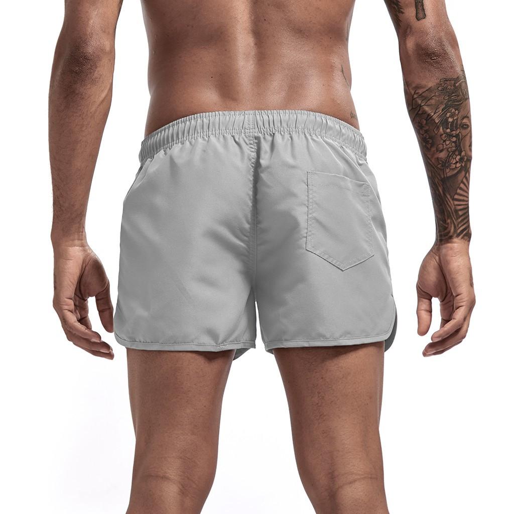 Men's Spring And Summer Splicing Swimming Trousers And Beach Surfing Shorts