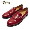 Luxury Men's Loafers Casual Men Dress Shoes Handmade Stone Print Buckle Strap Slip On Black Red Genuine Leather Shoes