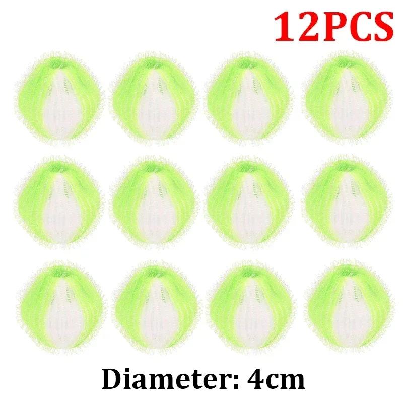 12/6pcs Laundry Balls Reusable Washing Machine Hair Filter Floating Fur Lint Hair Remover Catcher Dirty Collection Cleaning Ball