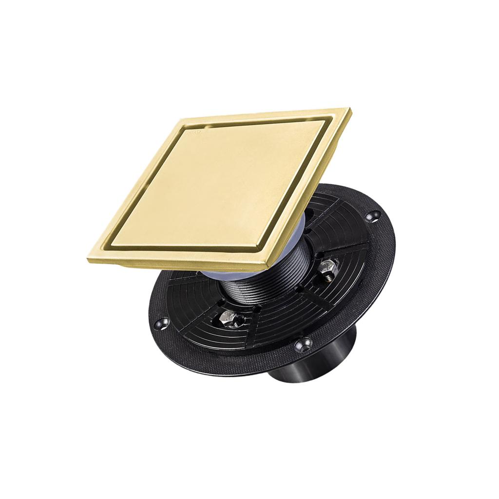 Upgrades 4inch Square Bathroom Drain Easy Maintenance Designs Modern Square Floor Drain Odor Proof Drain for Bathroom