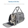 Travel Pet Bag Portable for Outdoor Carrying One Shoulder Diagonal Cross Pet Box Foldable Breathable Transparent Cat Dog Bag