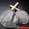JINGRUIXIANG Stainless Steel Skimmer with Wood Handle