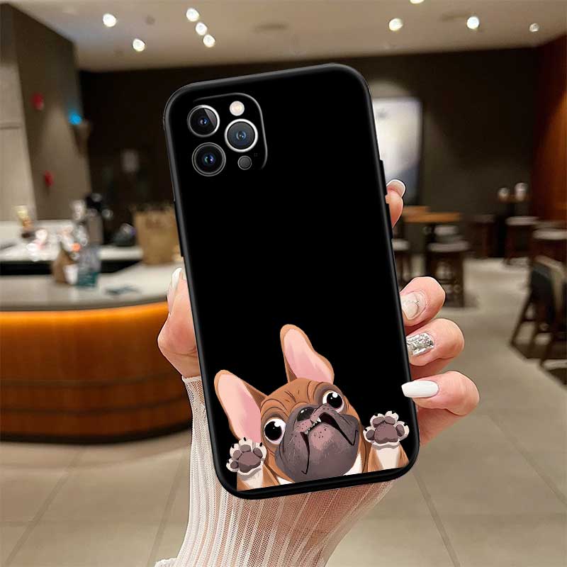UP24 Cute Pug Dog Bull corgi Phone Case for Samsung Galaxy S20 S21 S22 Ultra FE + Plus A21S A22 A24 A25 A26 A30 A30S A31