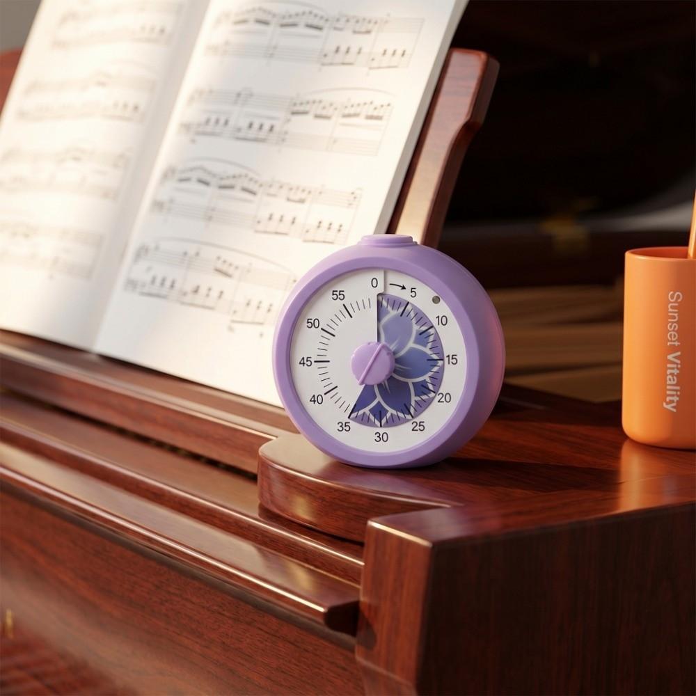 60 Minute Countdown Alarm Clock Silent Operation Children Study Timer  Homework Focus Aid