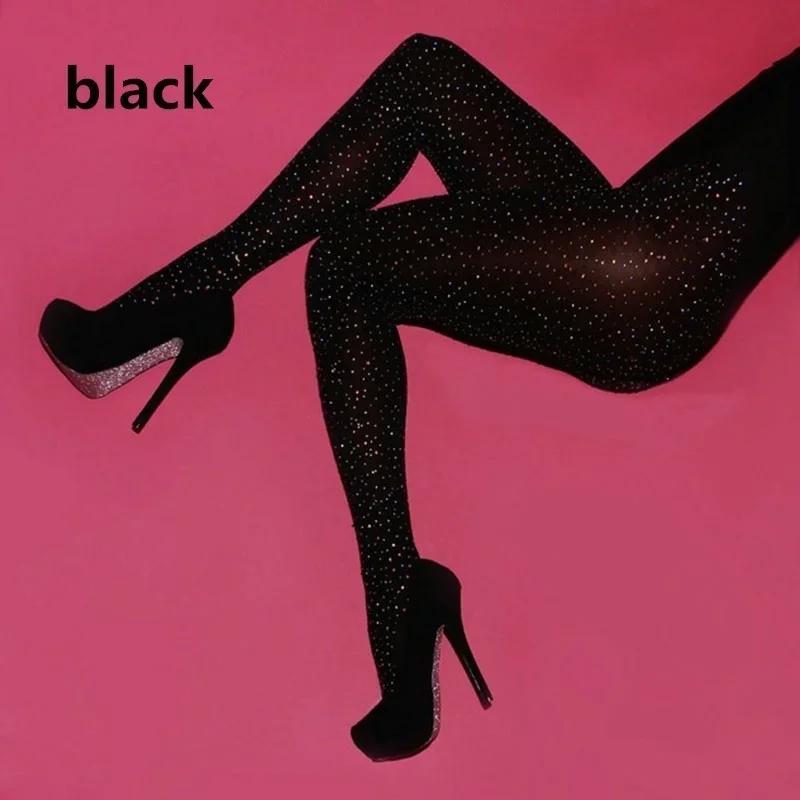 1 stk Sjarmerende Skinnende Strømpebukser Glitter Strømpebukser Damer Blanke Leggings Hot Sale Sommerkjole Essensielle