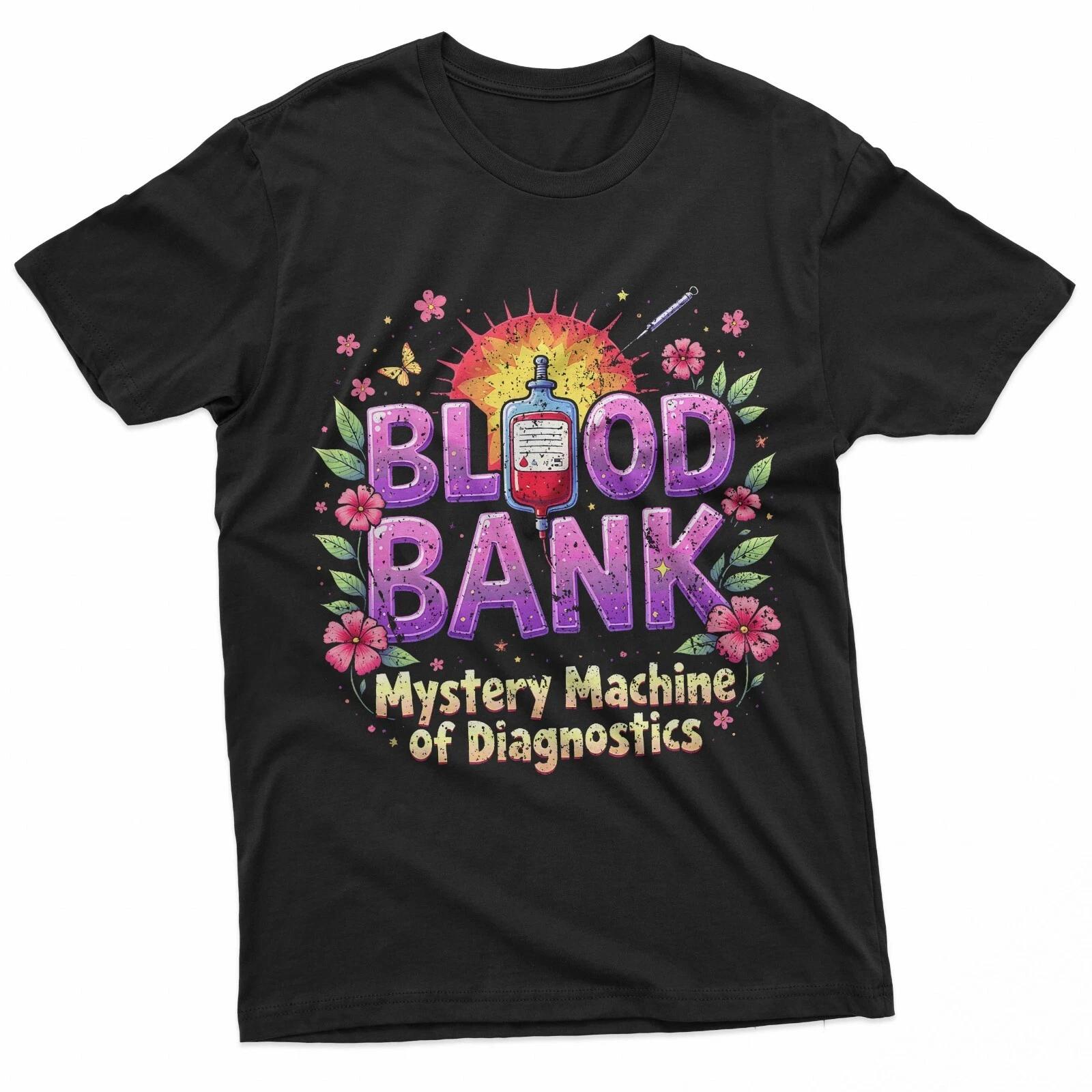 Blood Bank 2025 Mystery Machine Of Diagnostics Lab Week T-Shirt S