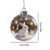 Weihnachtsbaumschmuck Kugeln 3D Tierkugel Saisonale Dekoration Aufhängbare Weihnachtsdekorationen Für Wand Arbeitszimmer Büro Kranz