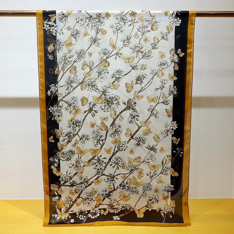 

Новый Ханчжоу 100% Натуральный Настоящий Шелковый Шарф Женский Платок Длинные Шарфы Палантин Роскошный Высокого Качества Хиджаб Эшарп пашмина Real Silk 65x180cm