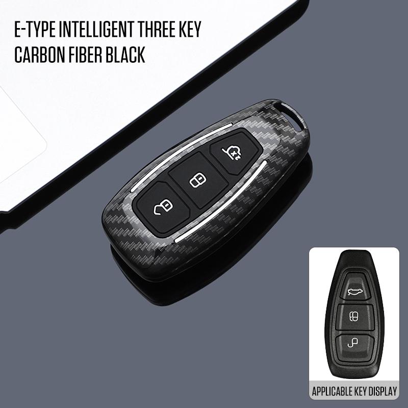 Interior Mouldings Car Smart Key Case Cover For Ford Focus 3 4 ST Mondeo MK3 MK4 Fiesta Fusion Kuga Ecosport Protect Fob Keychai