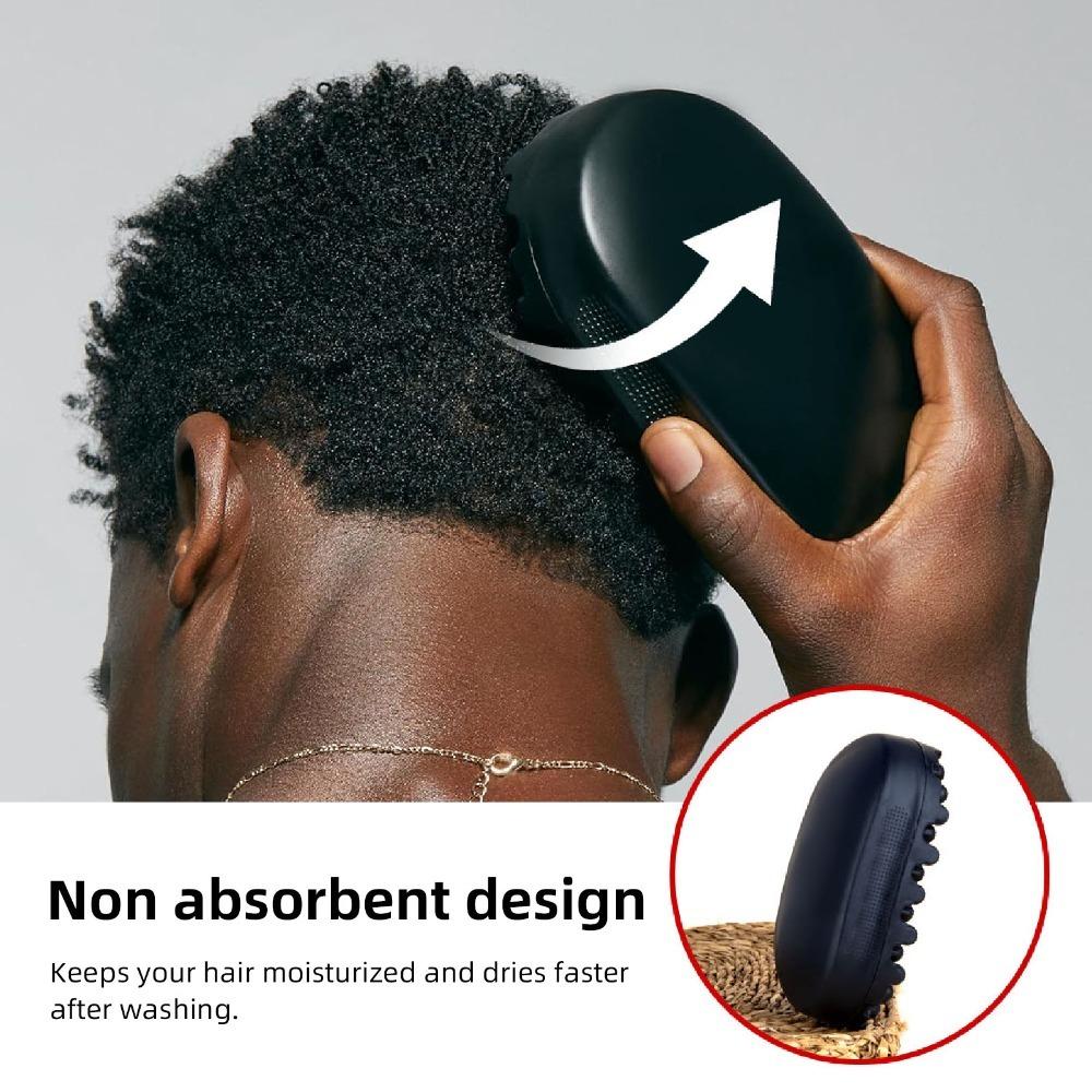 Washable Afro Twist Hair Brush Professional Rubber Curling Hair Brush For Curly Hair