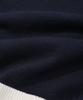 COVERNAT WOMAN High-Neck Zip-Up Knit Navy