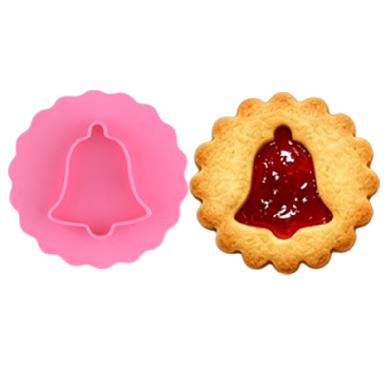 Christmas Linzer Cookie Cutter Multiple Patterns Non-Toxic for Home Winter Holiday Baking DIY Gift Treat Making