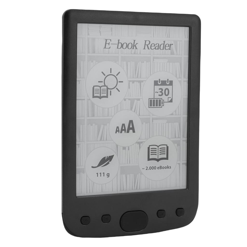 E Reader Eye Friendly 6 Inch 800x600 Touch Screen E Book Reader with Protective Case 2500mAh Battery Support Up To 32G