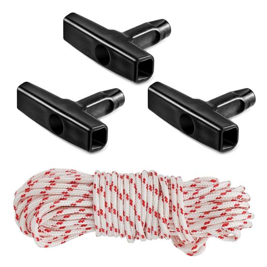 

Плетеный пусковой трос 10 м тяговый трос с ручкой стартера высокопрочный трос универсальная замена для генераторов газонокосилок триммеров 1 Set